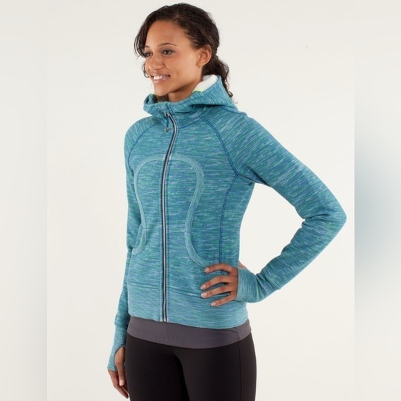 lululemon athletica Sweaters - Lululemon Scuba Hoodie “Wee Are From Space” Size 6